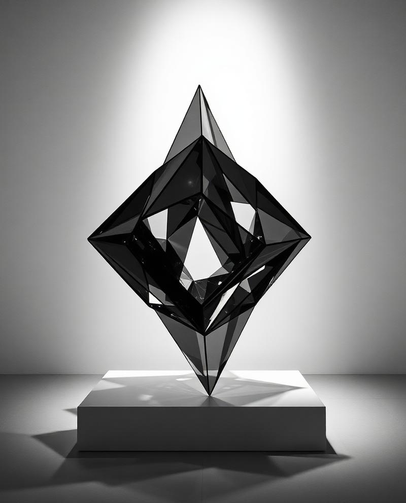 Fragment of Light — 玻璃与钢铁雕塑